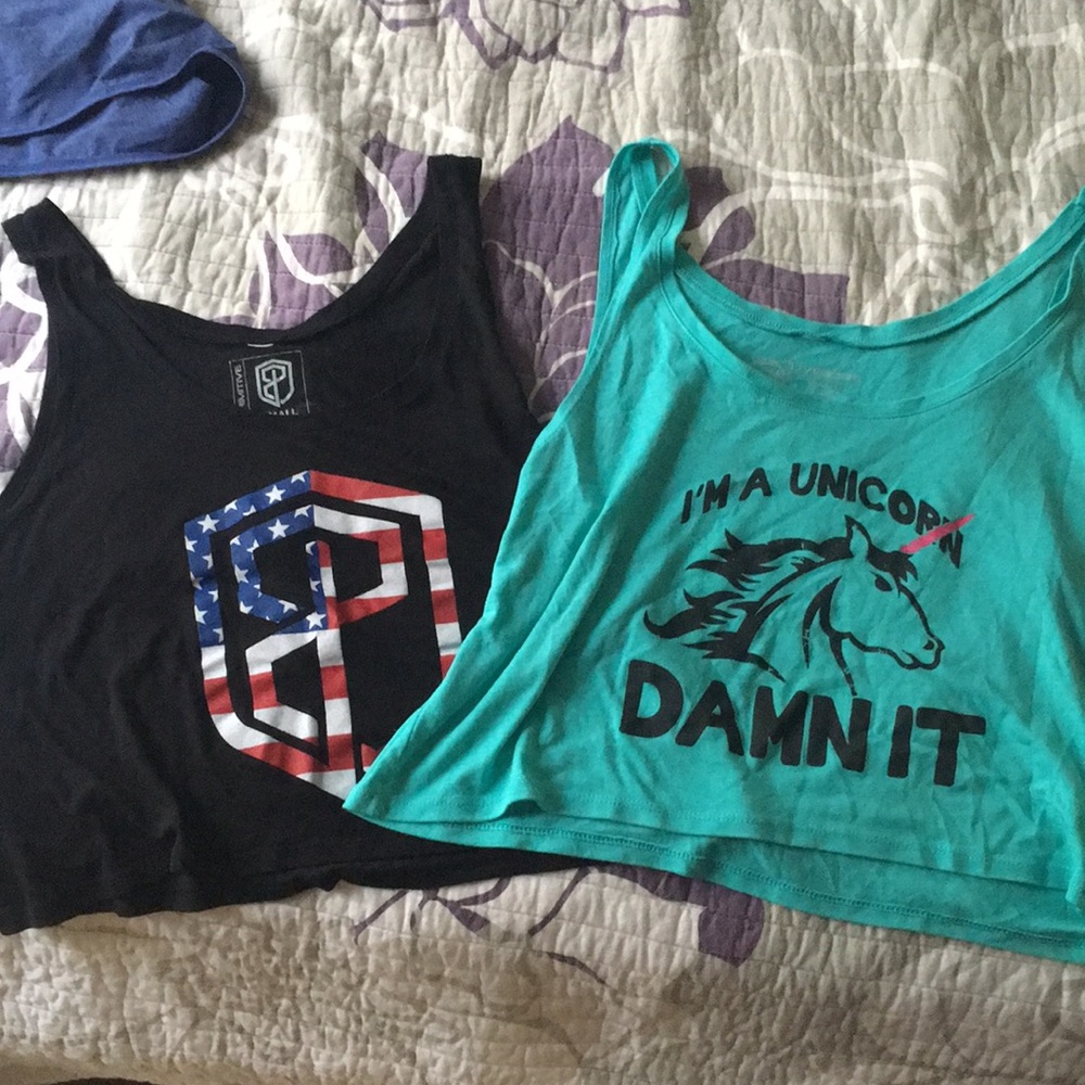 Two crop tops perfect for working out